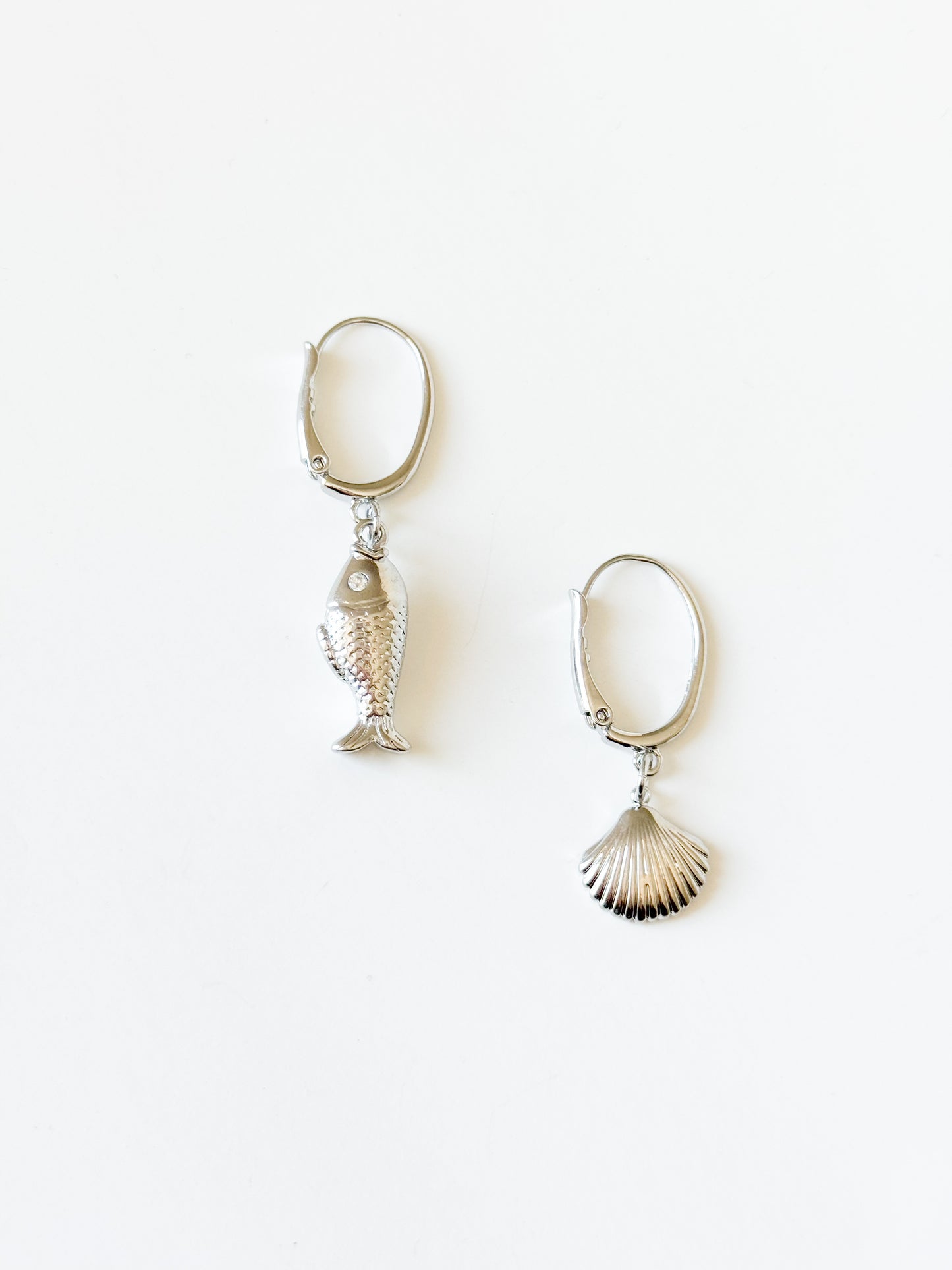 Fish + Shell Dangles