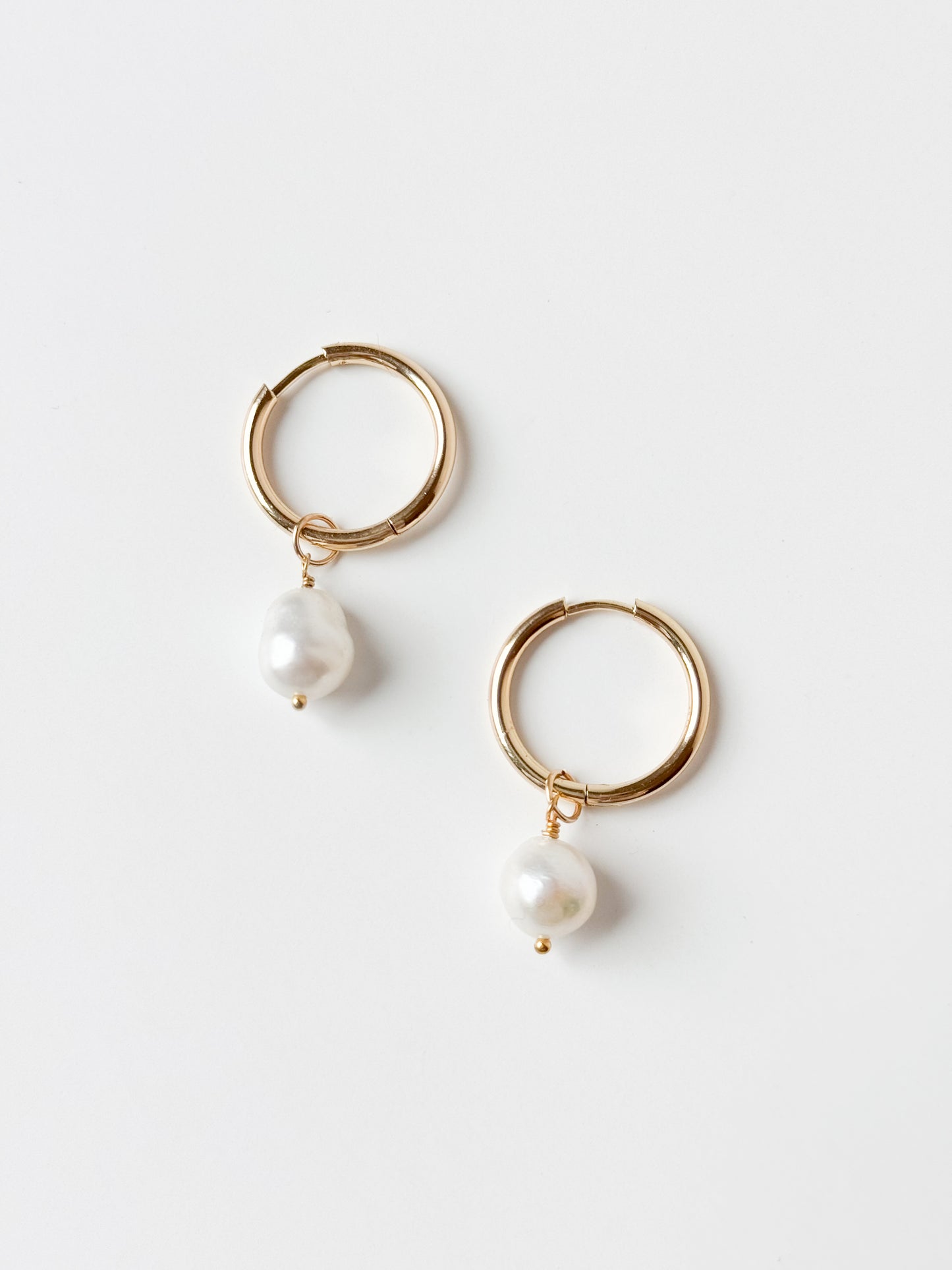 Pearl Hoops