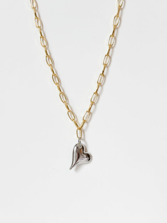 Two Toned Forever & Always Necklace