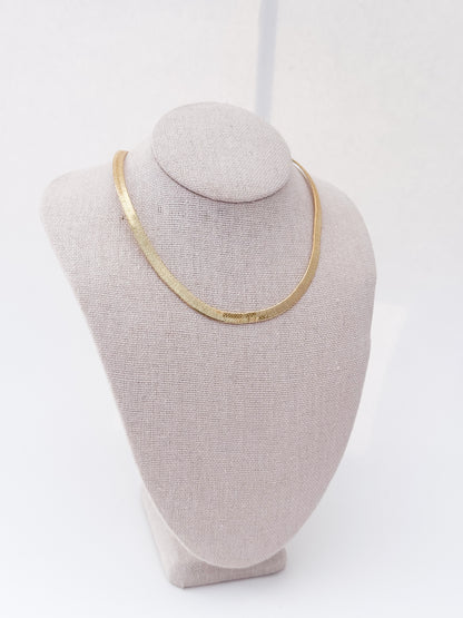 Gold Filled Heringbone Snake Chain