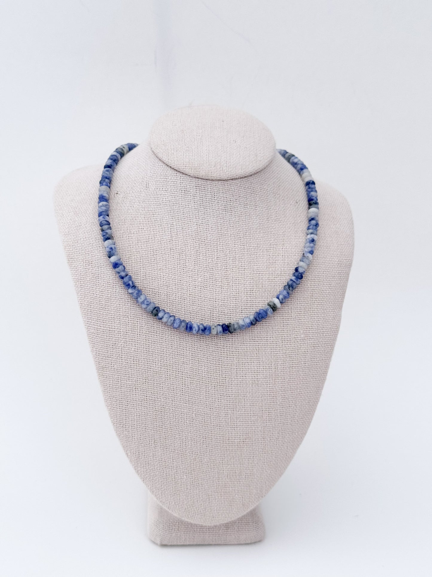 Yesi Blue Beaded Necklace