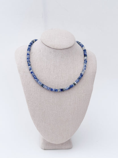 Yesi Blue Beaded Necklace