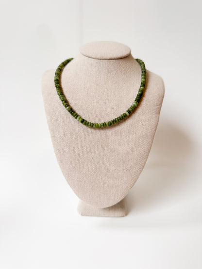 Yesi Green Beaded Necklace