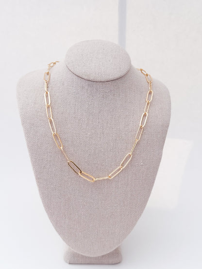 Gold Plated Oval Cable Chain