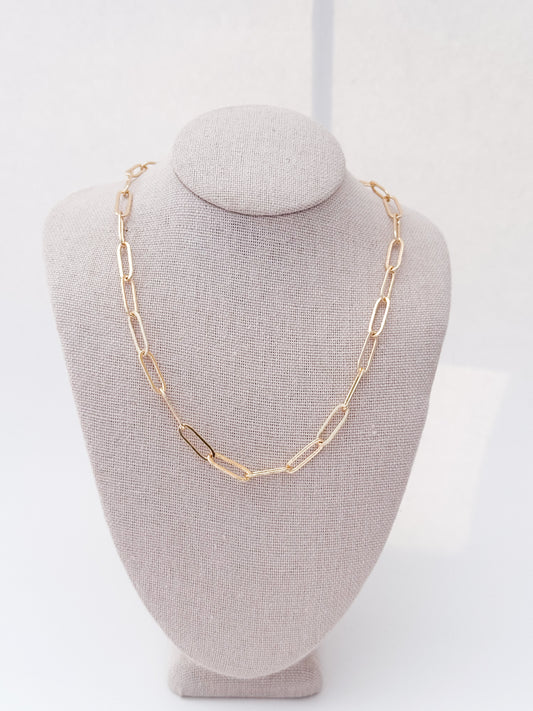Gold Plated Oval Cable Chain