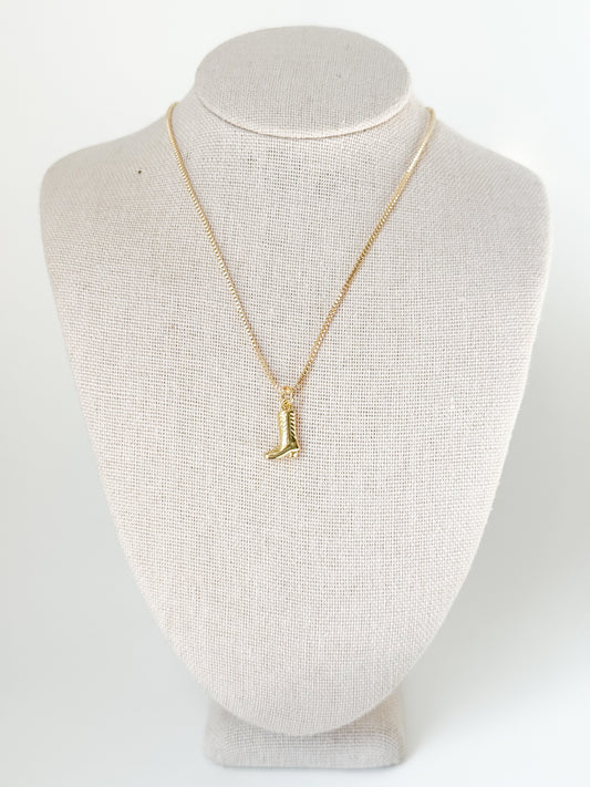Cowgirl Boot Necklace
