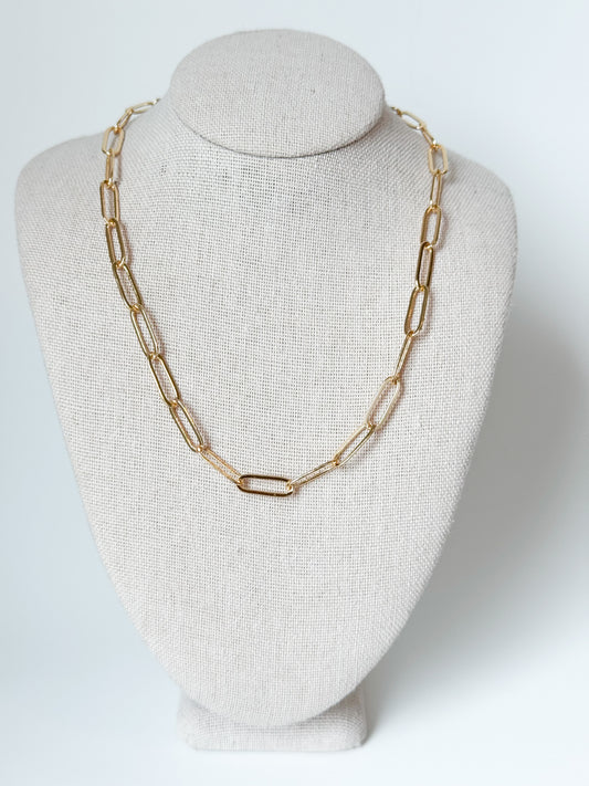 Gold Plated Oval Cable Chain
