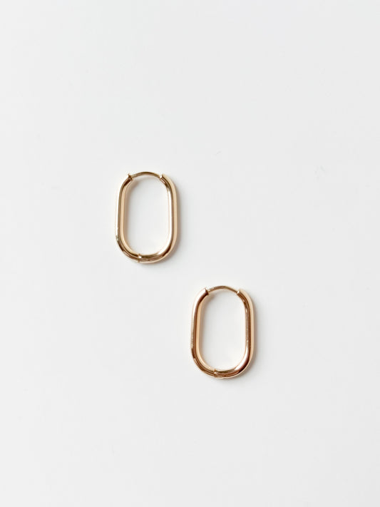 Basic Oval Hoop
