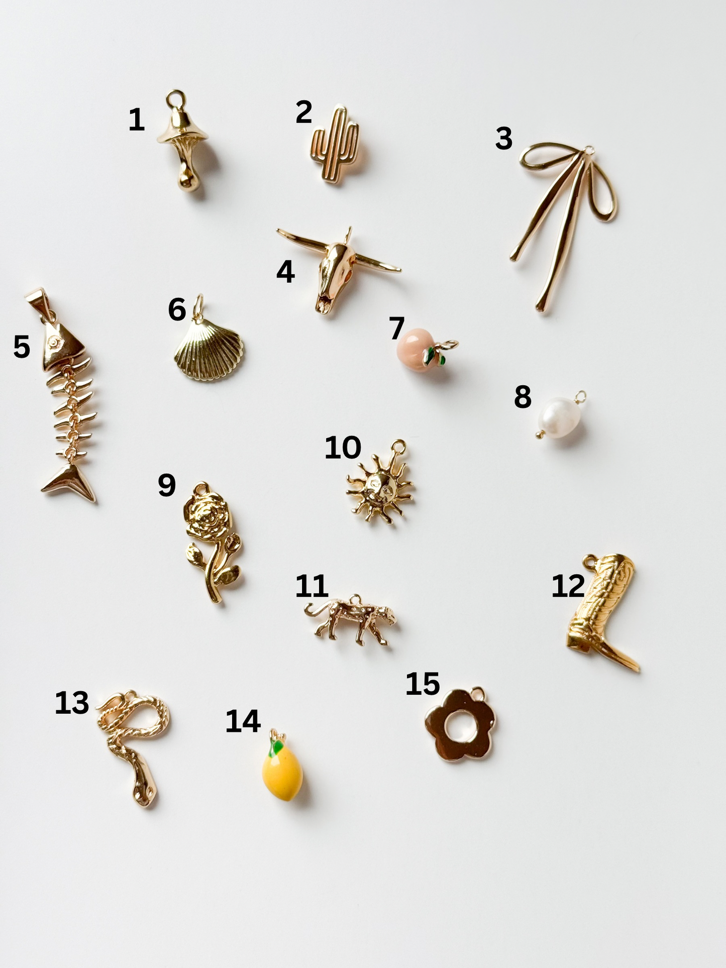 Gold Plated Charms
