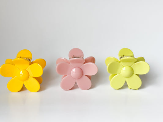 Flower Claw Clips